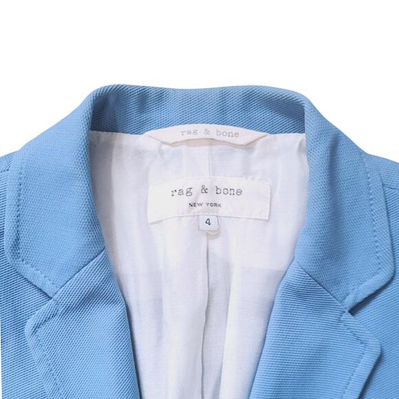 Rag & Bone Blue Blazer Jacket | Size 4 - Picture 5 of 6